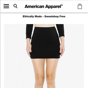American Apparel mini skirt